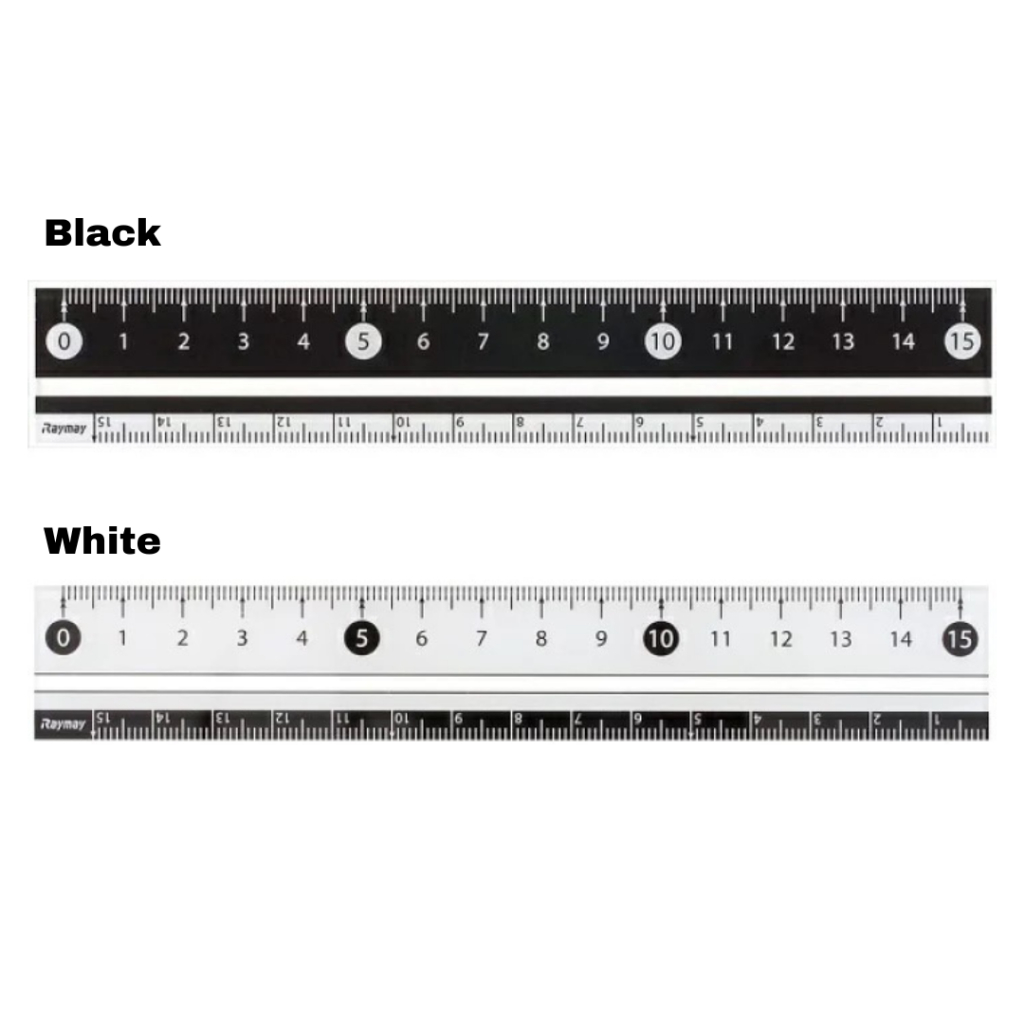 Jual Raymay Easy-to-Read Ruler 10cm 15cm Penggaris Mudah Dibaca Fujii ...