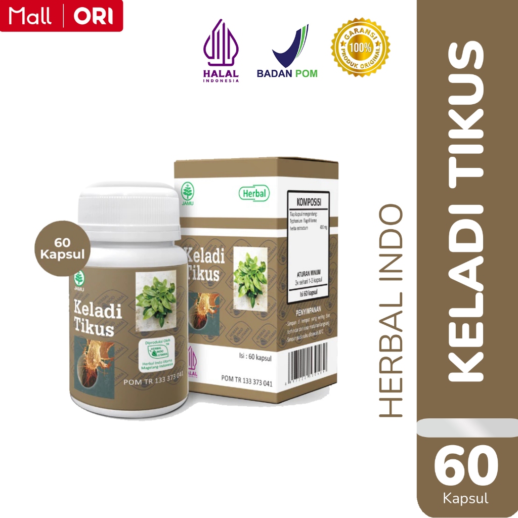 HIU Keladi Tikus BPOM | Mencegah dan Mengobati Kanker dan Pendamping Kemoterapi Herbal Indo Utama