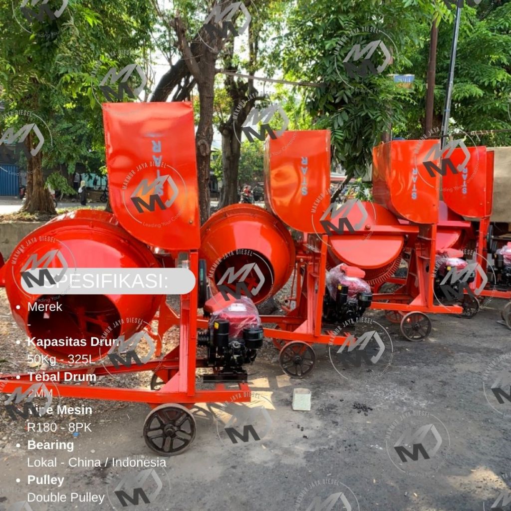 Jual Molen Cor Semen Lokal 50Kg Lengkap Mesin R180 | Shopee Indonesia