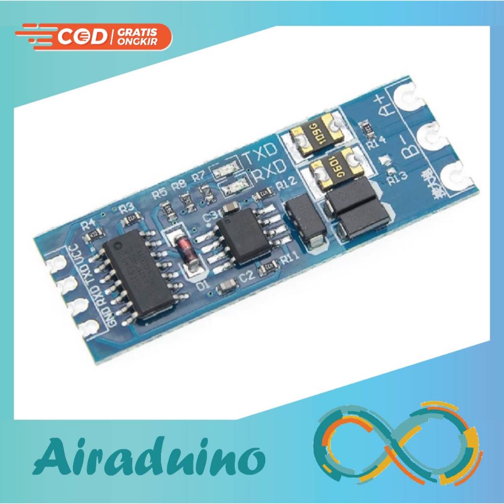 Jual Modul Konverter RS485 To TTL Port Uart Serial Two Way Converter ...