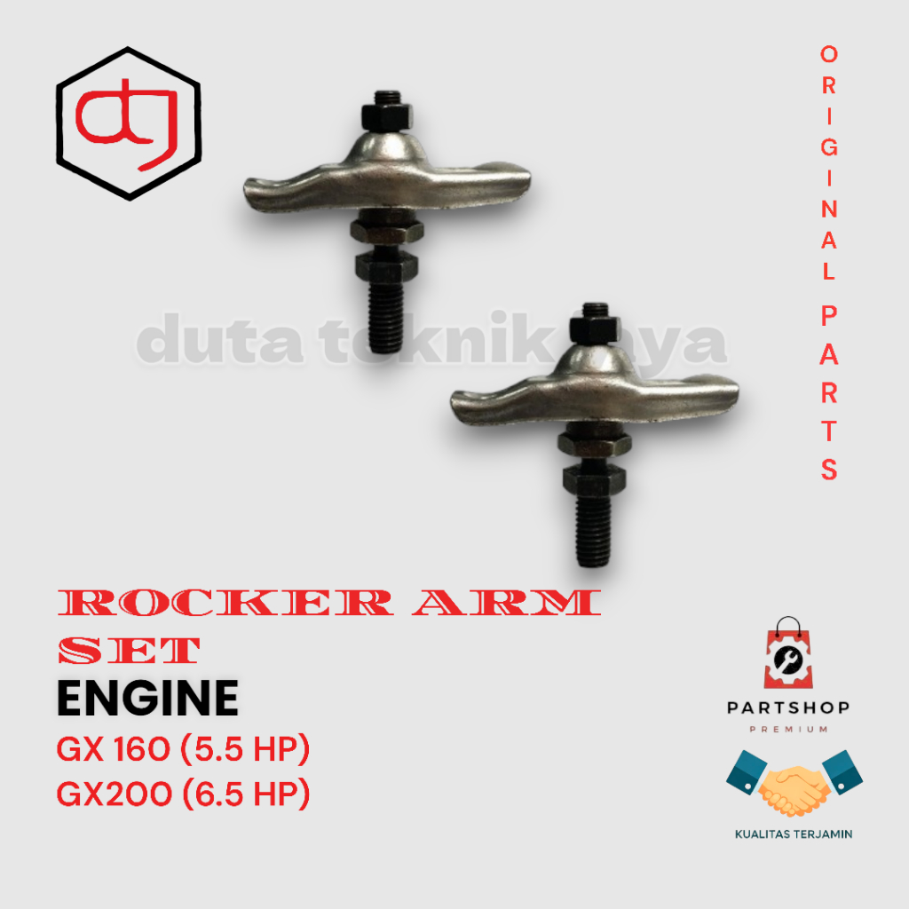 Jual Lengan Ayun Platuk Klep Rocker Arm SET Engine GX 160 (5.5 HP ...