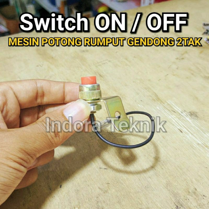 Jual Tombol ON OFF Mesin Potong Rumput Gendong 2 tak - Switch Stop ...