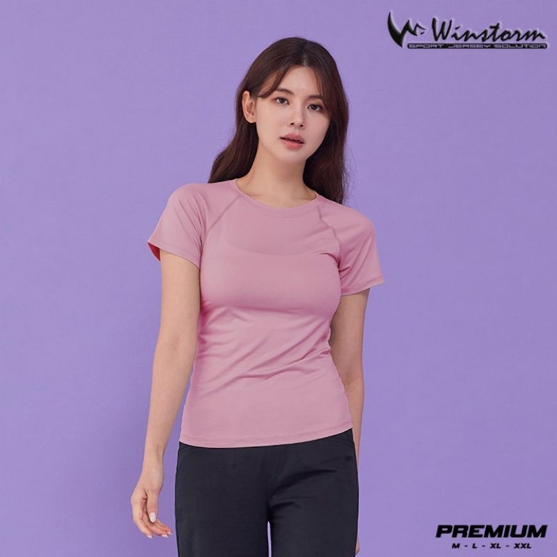 Jual Winstorm Raglan Cewe Baju Olahraga Wanita Premium Dewasa Kaos ...