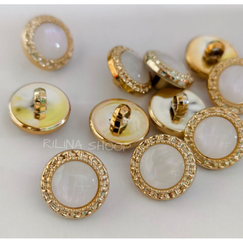 Jual 50 Pcs Kancing Mutiara mewah List Roda 13 mm 15 mm18 mm | Shopee ...