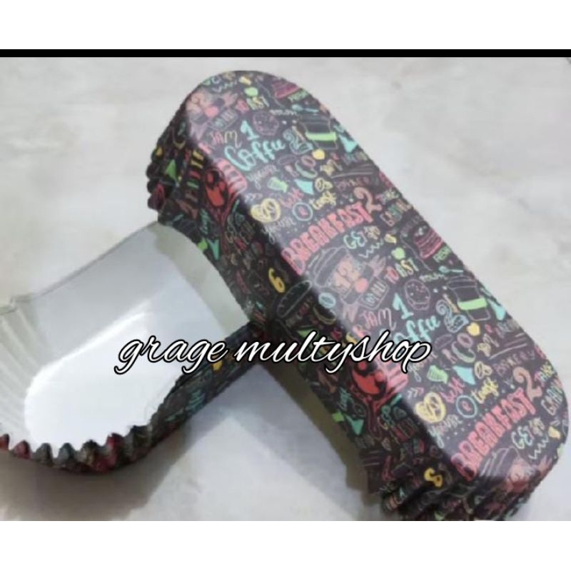 Jual paper cup case/ cup roti laminasi oval / panjang/polygonal ukuran ...