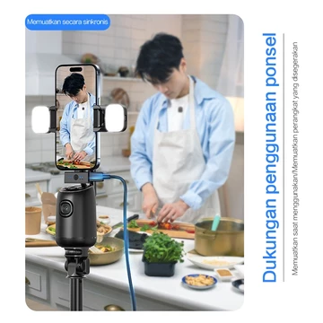 Topspot H01 Microphone Wireless Dual Mikrofon Clip On Mic Hp Dan Charging Case Mikrofon