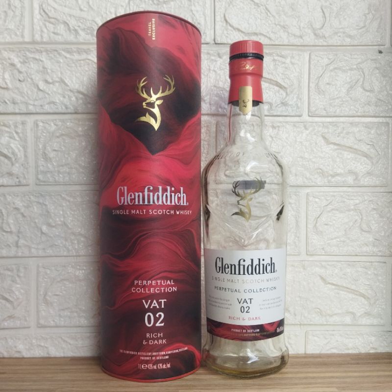Jual Botol Kosong Glenfiddich Vat 02 Perpetual Collection 1Liter ...