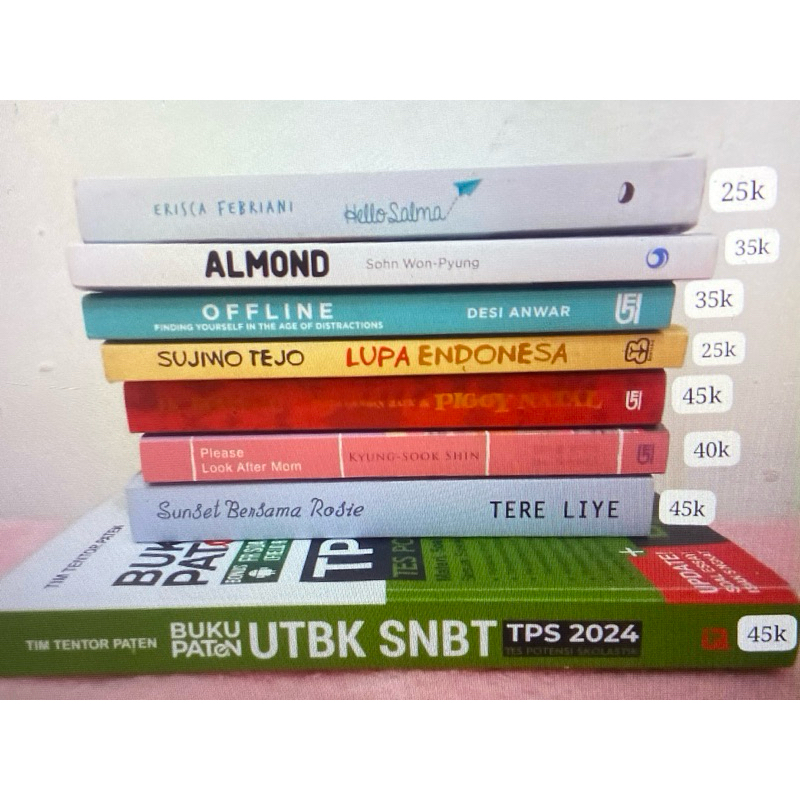 Jual Buku dan Novel Preloved | Shopee Indonesia