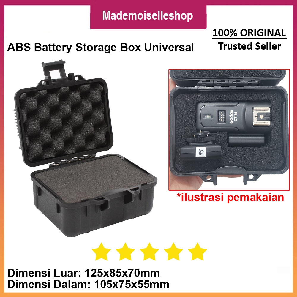 Jual MINI Box Hardcase Waterproof CNF12 - for Godox Trigger Storage Box ...