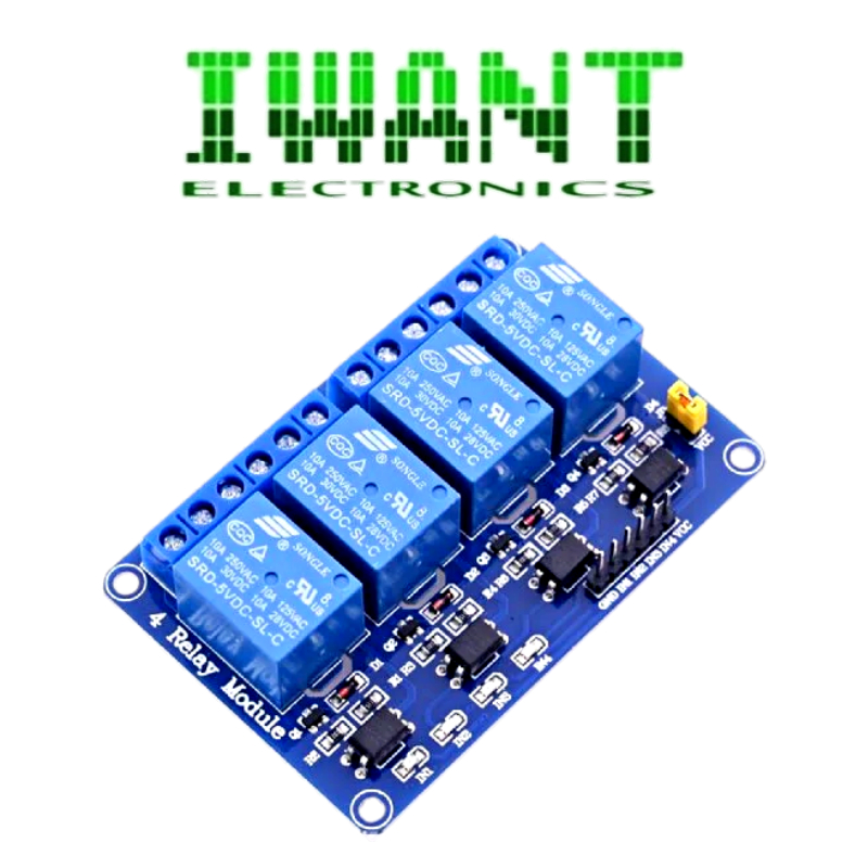 Jual RELAY 5V 4 CHANEL MODULE RELAY 5 VOLT 4 CHANEL MODUL RELAY 4 ...