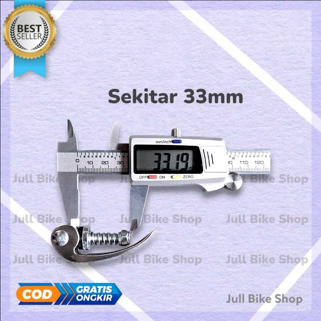 Jual Baut pengunci lipatan sepeda lipat clamp frame kunci tengah qr ...