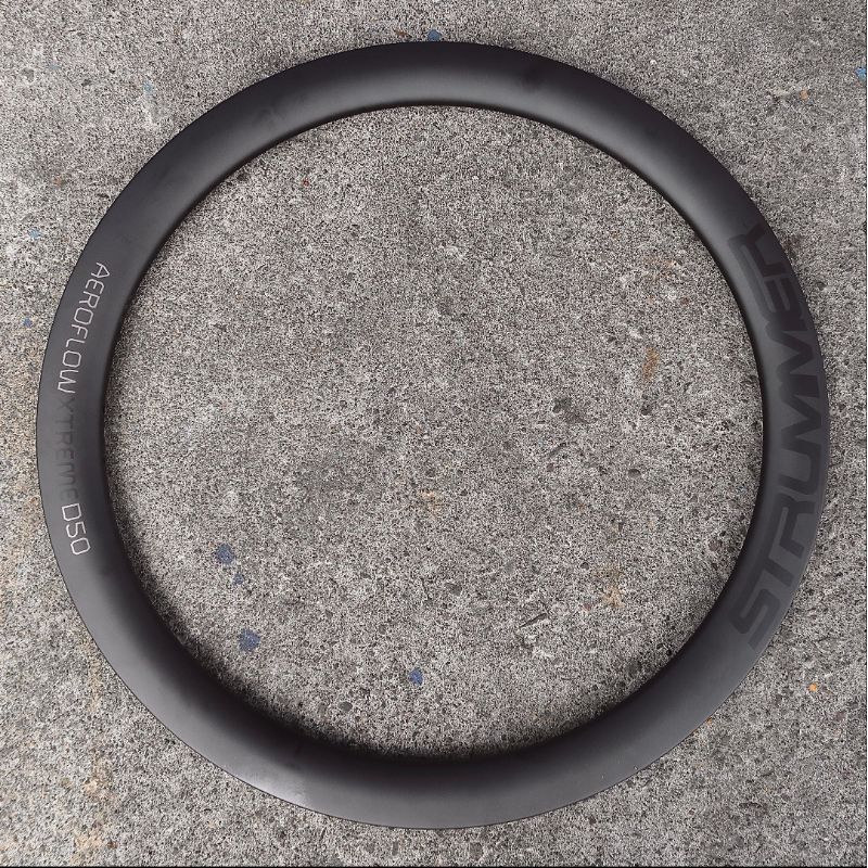Jual Rims Velg Rim 700c Strummer Aeroflow Extreme D50 Carbon 50 mm 24H ...