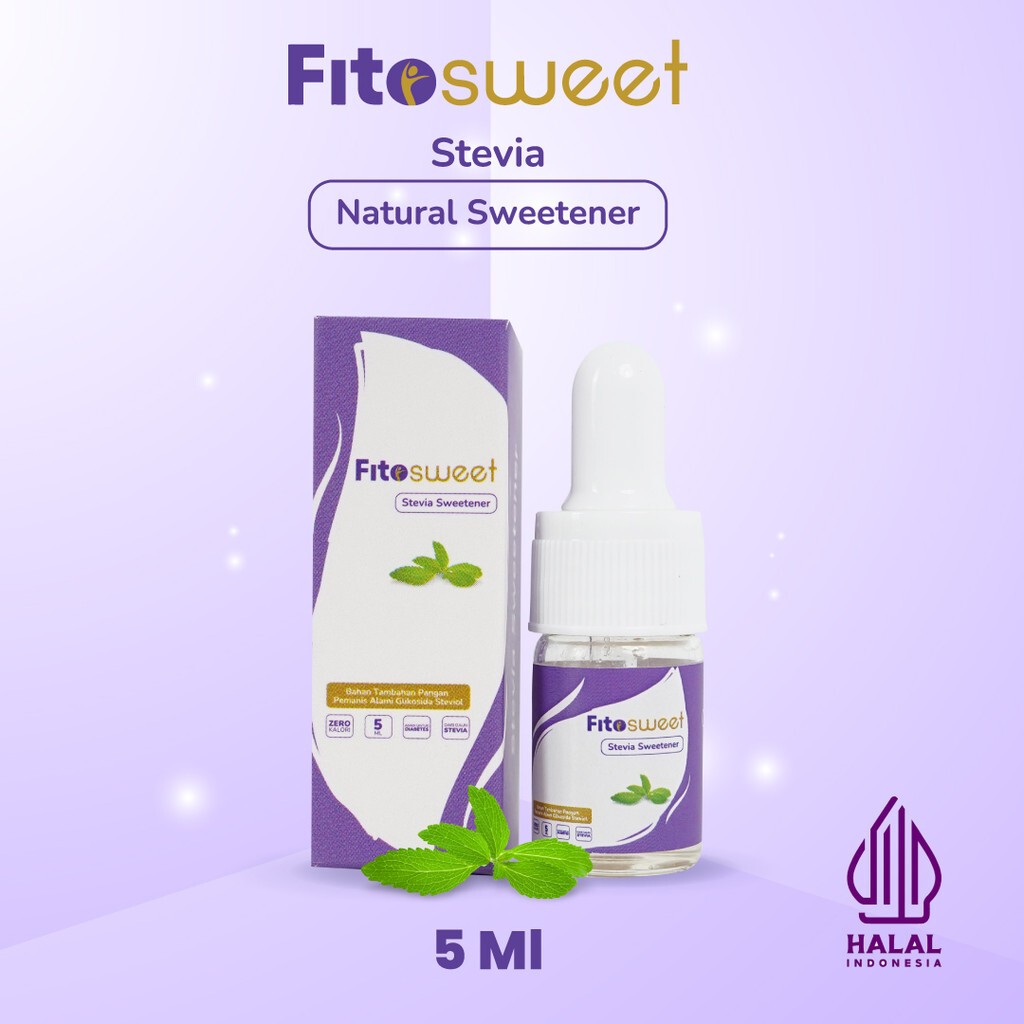 Jual FitoSweet Pemanis Stevia Nol Kalori 5 ml Pengganti Gula Alami ...