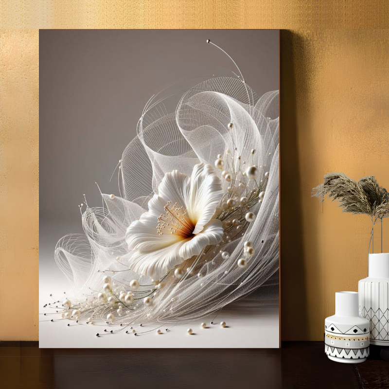 Jual Poster Gambar 3D Motif Bunga Hiasan Dinding Bahan MDF Gb39 ...