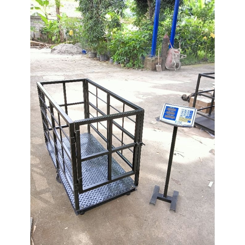 Jual timbangan kambing domba model krangkeng 2 pintu ukuran 60x120x70cm ...