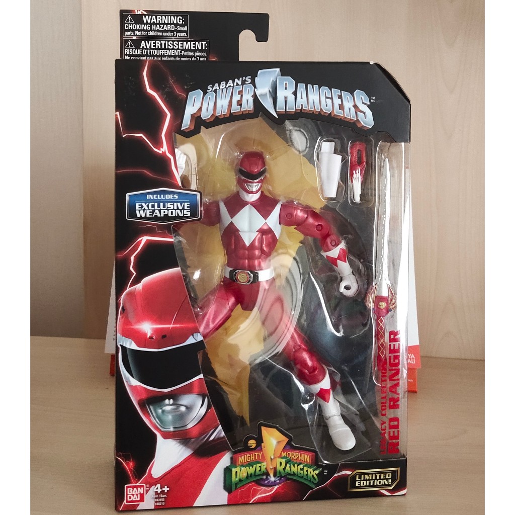 Jual Power rangers Legacy - Red ranger - Bandai | Shopee Indonesia