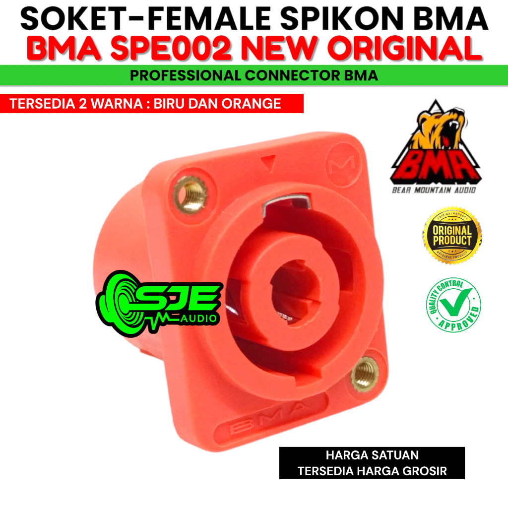 Jual SOKET SPIKON BMA ASLI SOCKET SPIKON BMA SPE002 BMA SPE-002 SPE 002 ...