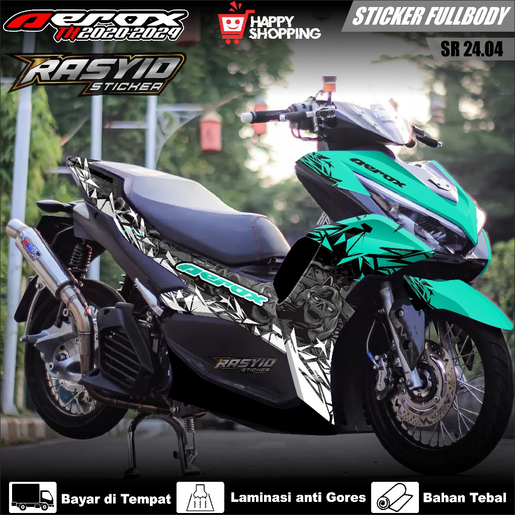 Jual Sticker Decal Full Body Yamaha Aerox 155 New Connected 2020 2021 ...