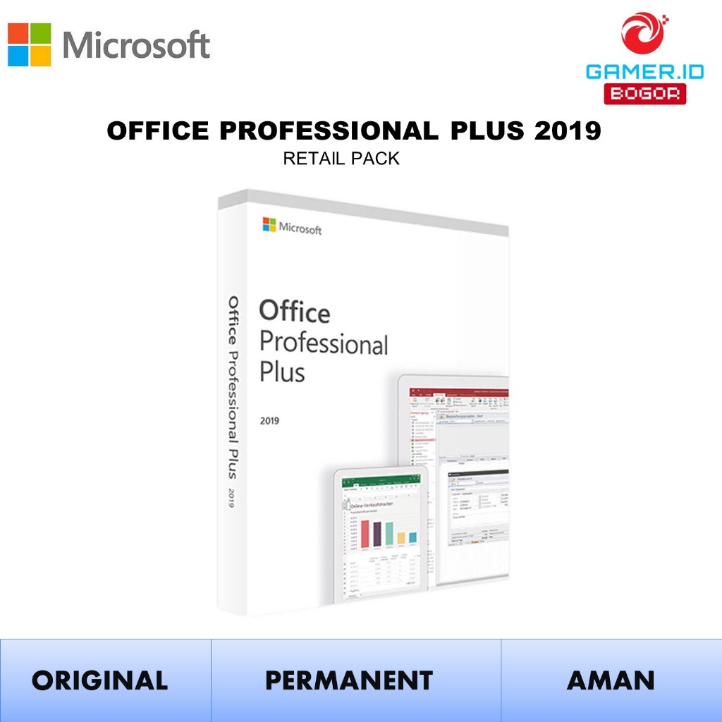 MICROSOFT OFFICE PROFESSIONAL PLUS 2019 ORIGINAL RETAIL PACK - PRODUCT KEY