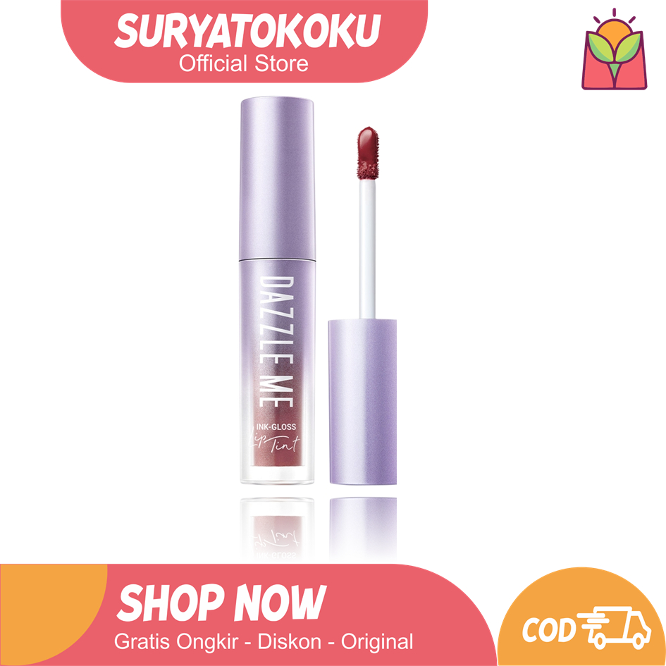 Jual DAZZLE ME Ink-Gloss Lip Tint Watery Ink Gel Lip Tint Longlasting 2 ...