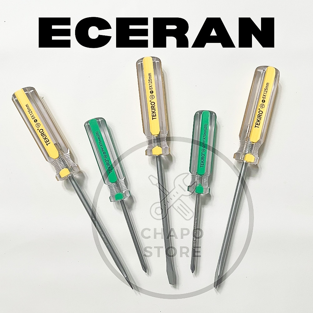 Jual Tekiro obeng kristal plus minus original diameter 2,5 3 4mm ...
