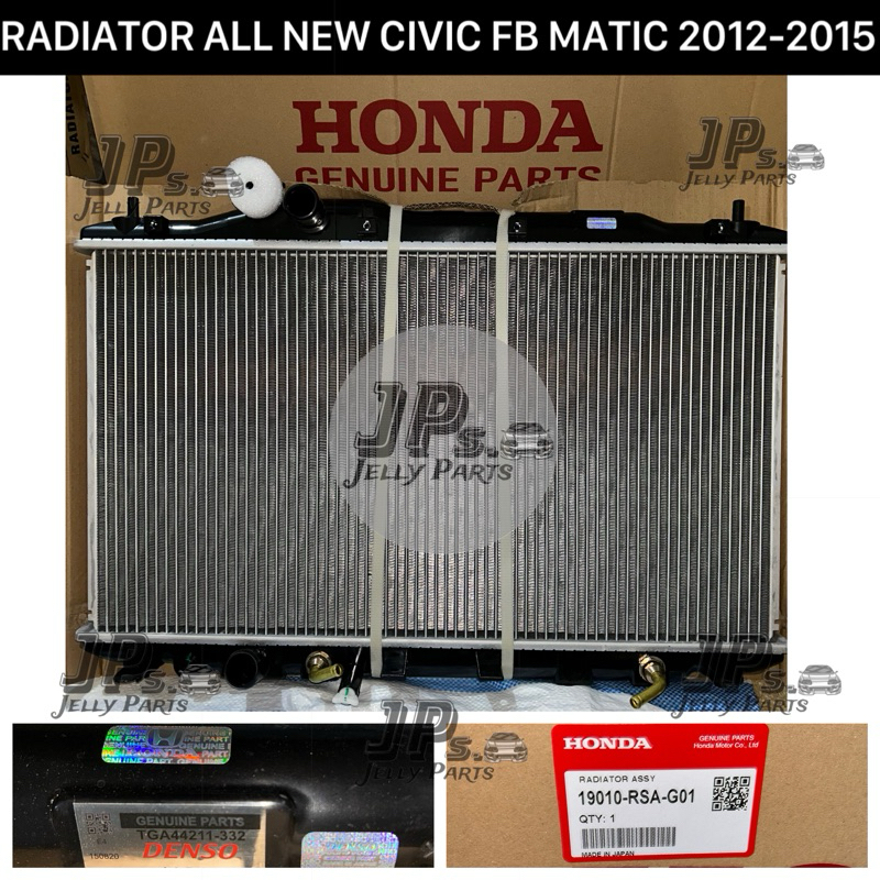 Jual RADIATOR ASSY ALL NEW CIVIC MATIC FB FD 2012-2015 ASLI ORIGINAL ...