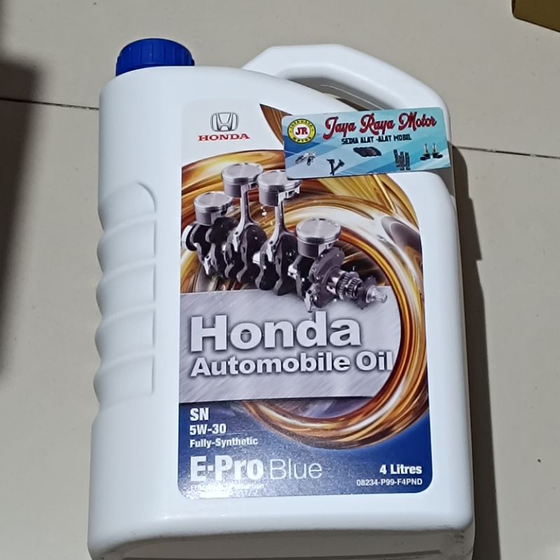 Jual oli mesin honda epro blue sae 5w 30 4liter 5w30 original | Shopee ...