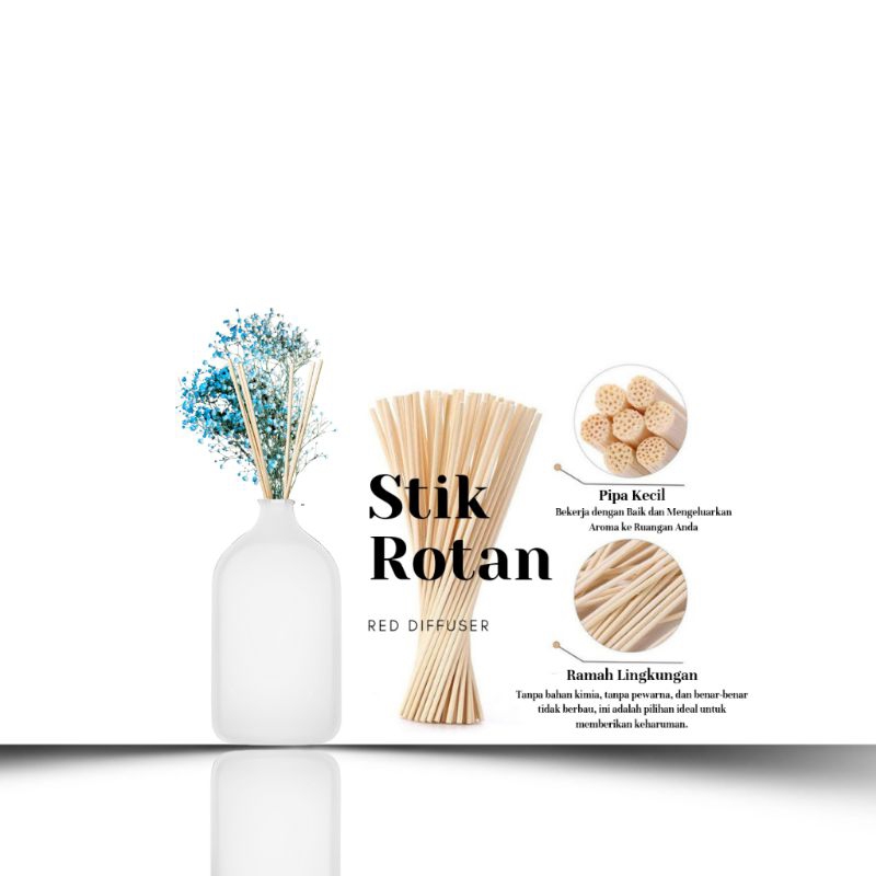Jual Stik Rotan Red Diffuser 3.5mm — Stik Pengharum Ruangan | Shopee ...