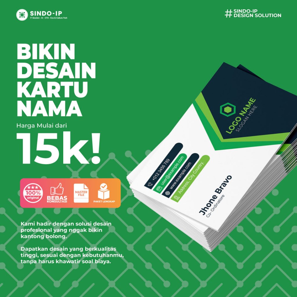 Jual Jasa Desain Kartu Nama Profresional | Shopee Indonesia
