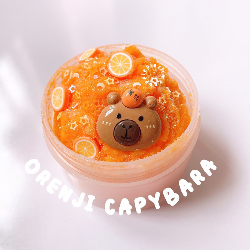 Jual ORENJI CAPYBARA SLIME BY APPLE PIE | Shopee Indonesia