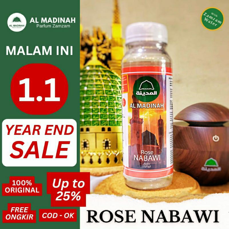 Jual Paket Refill Rose Nabawi Plus Humidifier Batok 125 ml ...
