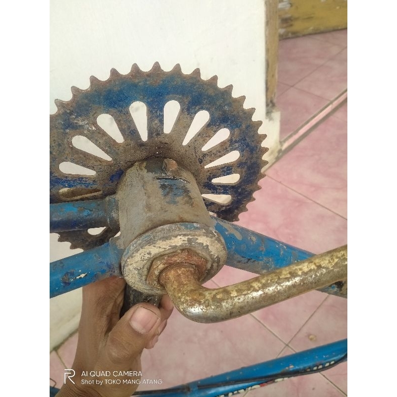 Jual frame Fork model sepeda federal ban 20 size frame 15