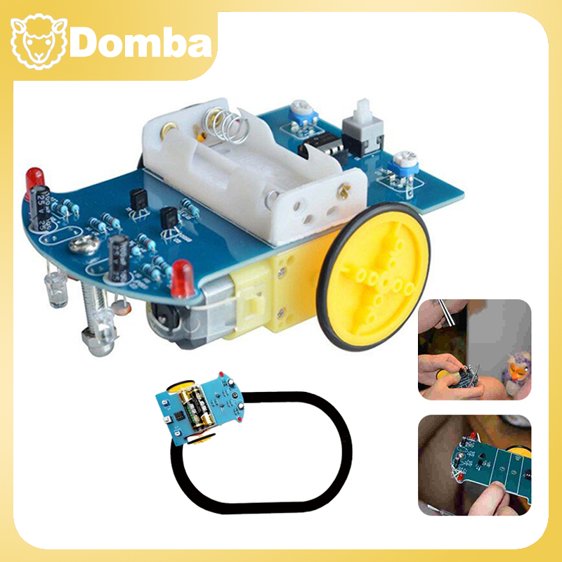 Jual DIY Kit Robot Tracking Line Follower Smart Car Edukasi Smart Car ...