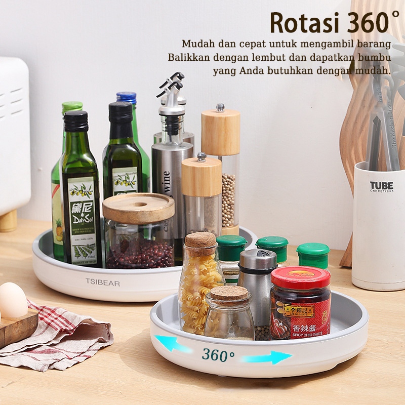Jual Rak putar 360 derajat rak bumbu muter rak putar bumbu dapur