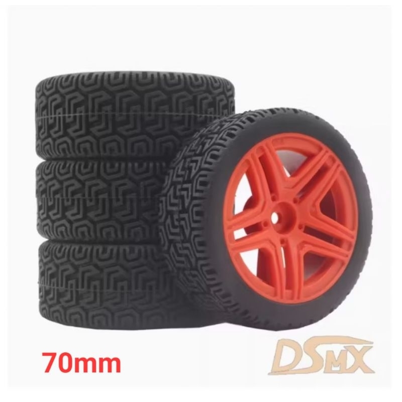 Jual Ban Onroad 1/10 Rally Touring 1/16 1/14 70mm 75mm | Shopee Indonesia
