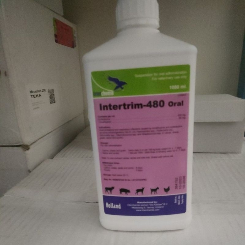 Jual INTERTRIM-480 ORAL 1 LITER - Obat untuk Pencernaan dan Pernapasan ...