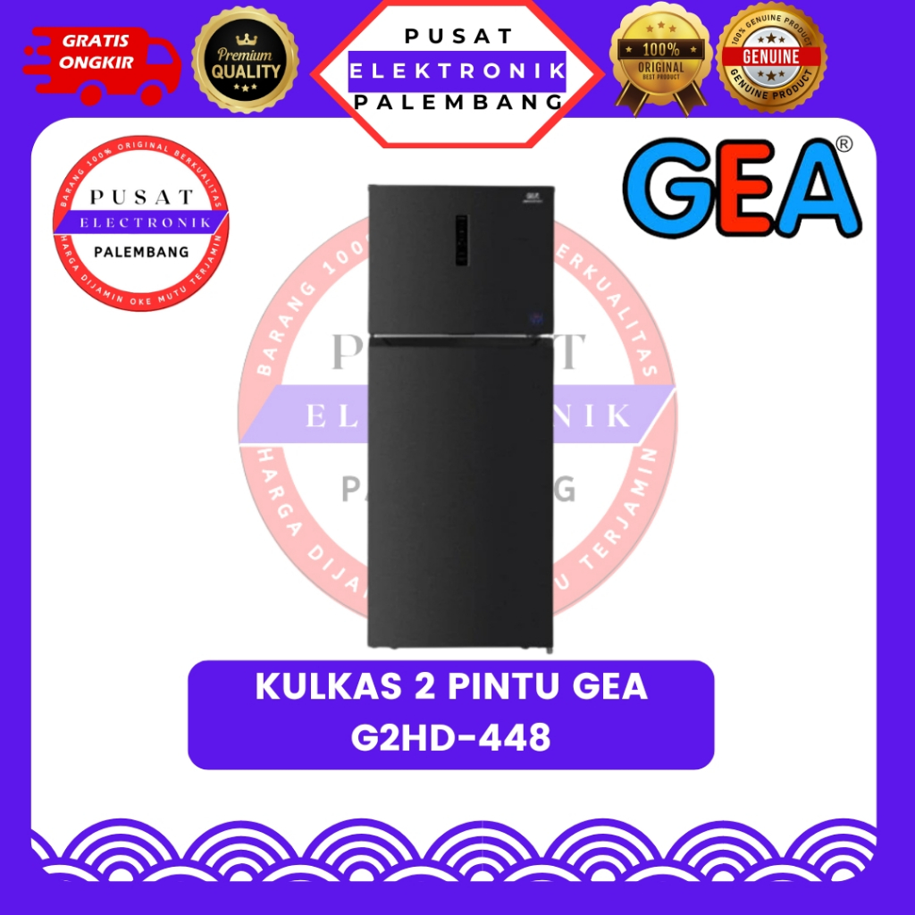 Jual KULKAS 2 PINTU GEA G2HD-448 KULKAS 2 PINTU PALEMBANG | Shopee