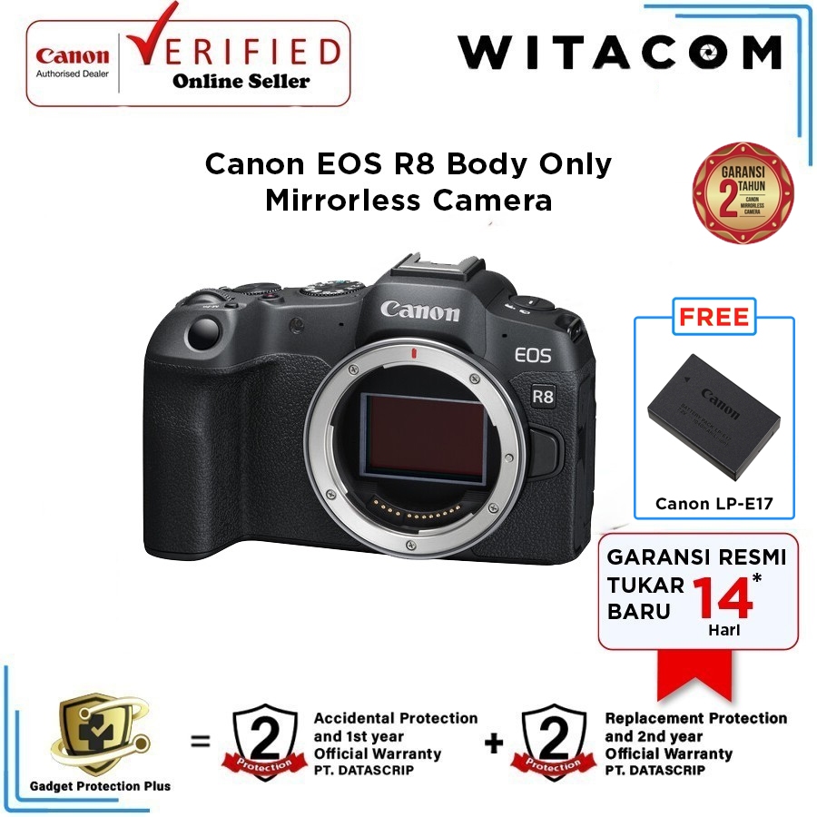 Jual Canon EOS R8 / EOS R 8 Body Only - Garansi Resmi | Shopee Indonesia