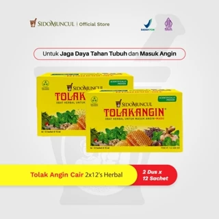 Tolak Angin Cair Herbal 2 Box Isi 24 Sachet - Masuk Angin Daya Tahan Tubuh