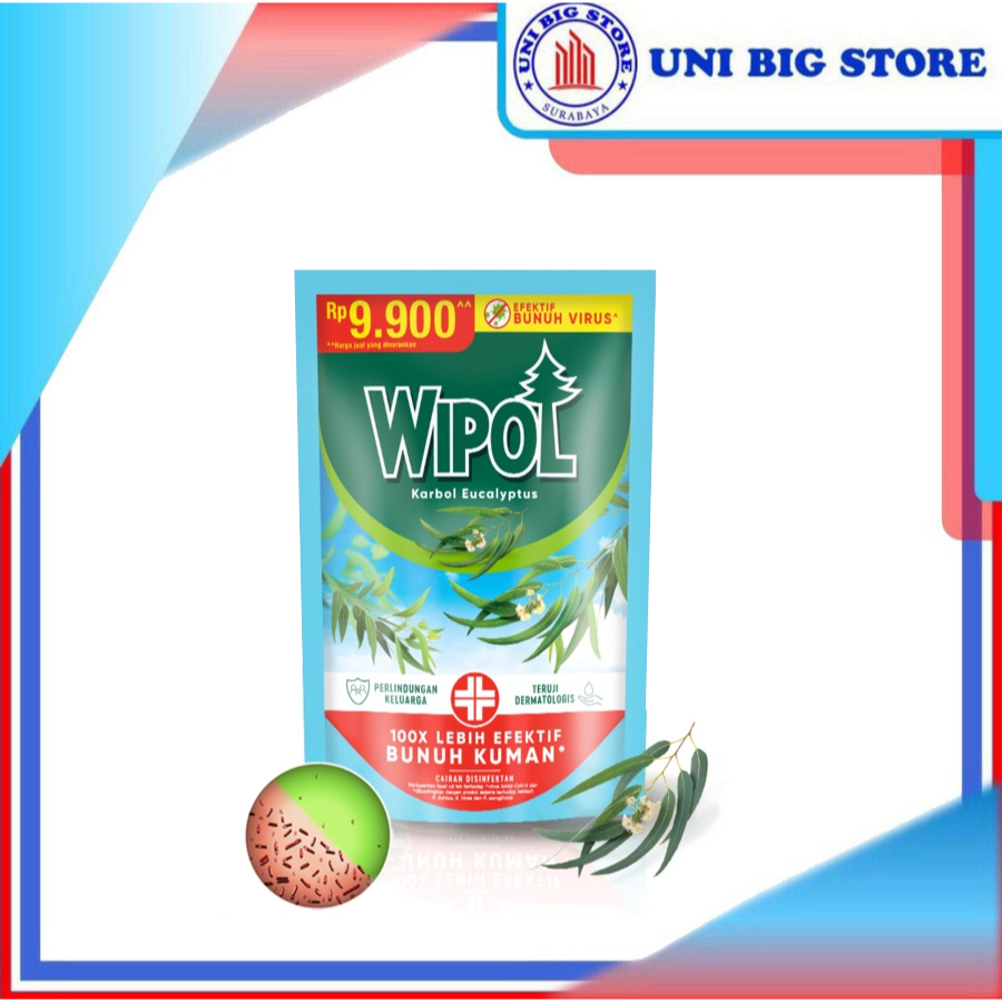 Jual Wipol Karbol Eucalyptus Cairan Disinfektan 450 ml Floor Carbol ...