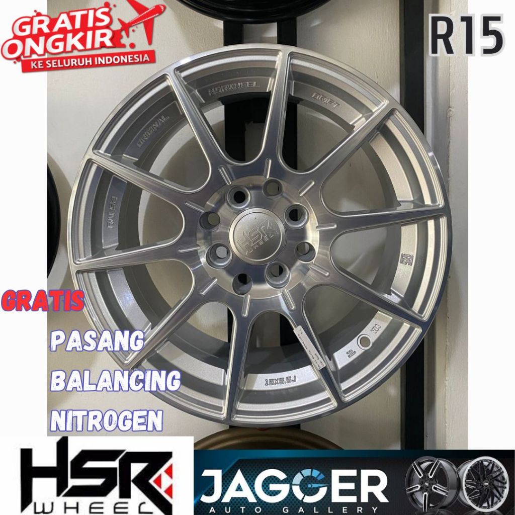 Jual HSR RAI S2 ring 15 buat mobil brio agya calya mobilio raize xenia ...