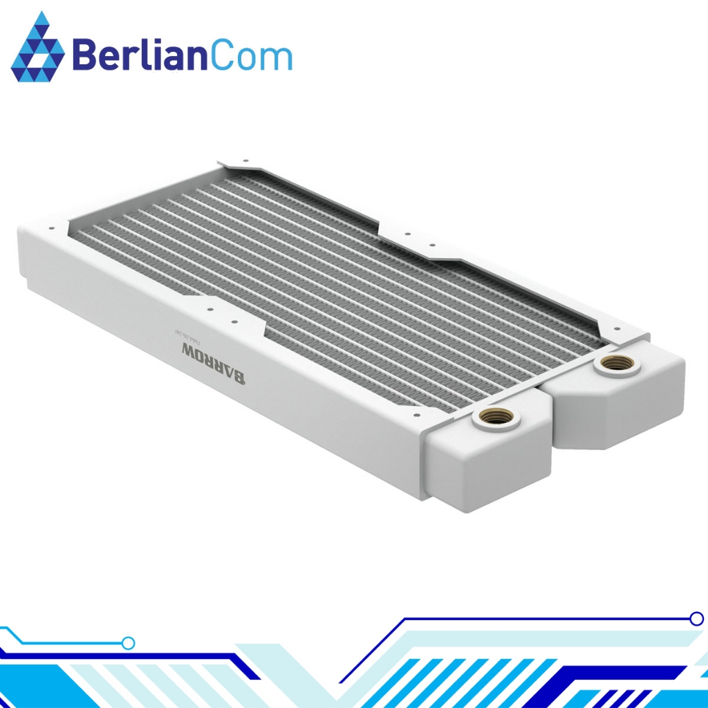Jual BARROW Dabel-28a 240 Cooper Radiator 240mm White (Ketebalan 28mm ...