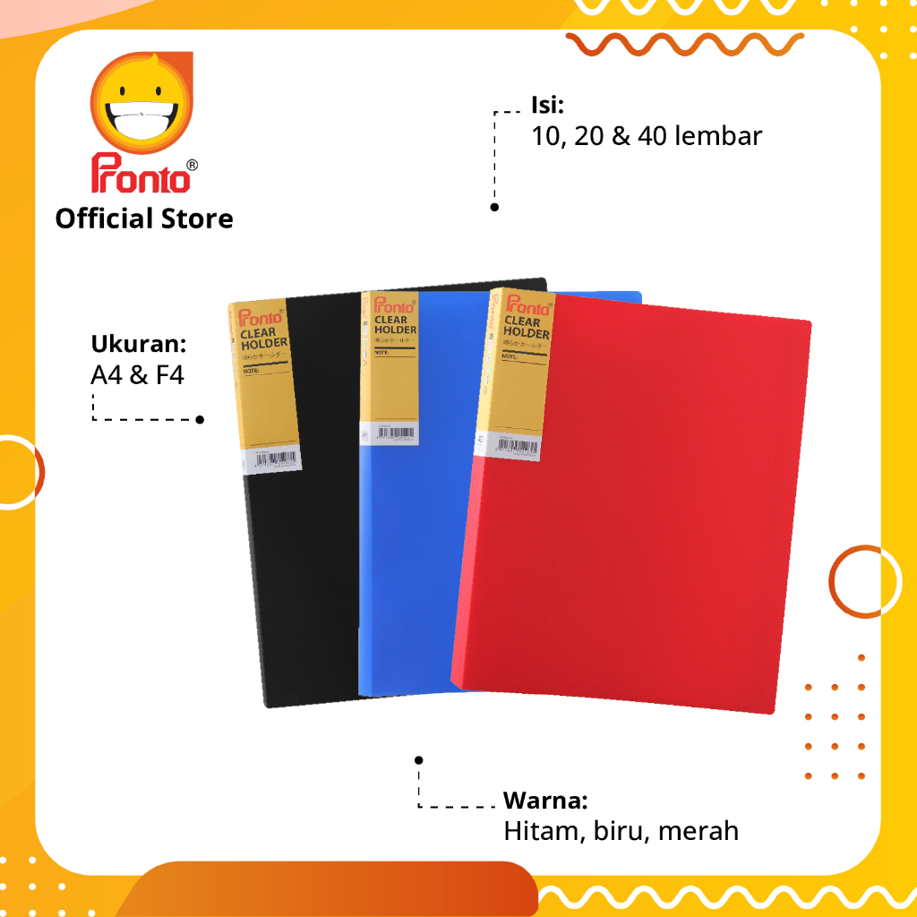 Jual Pronto Map Clear Holder Biru (isi 10 lembar) | Shopee Indonesia