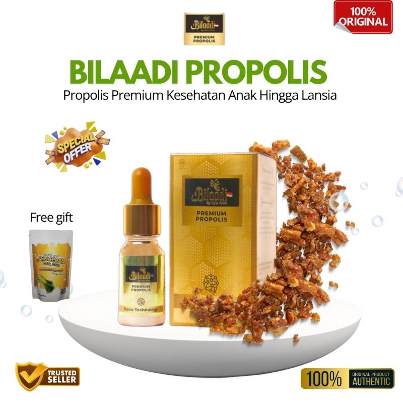 Jual Bilaadi Premium Propolis Grade A Nanotechnology bebas BeesWAX ...