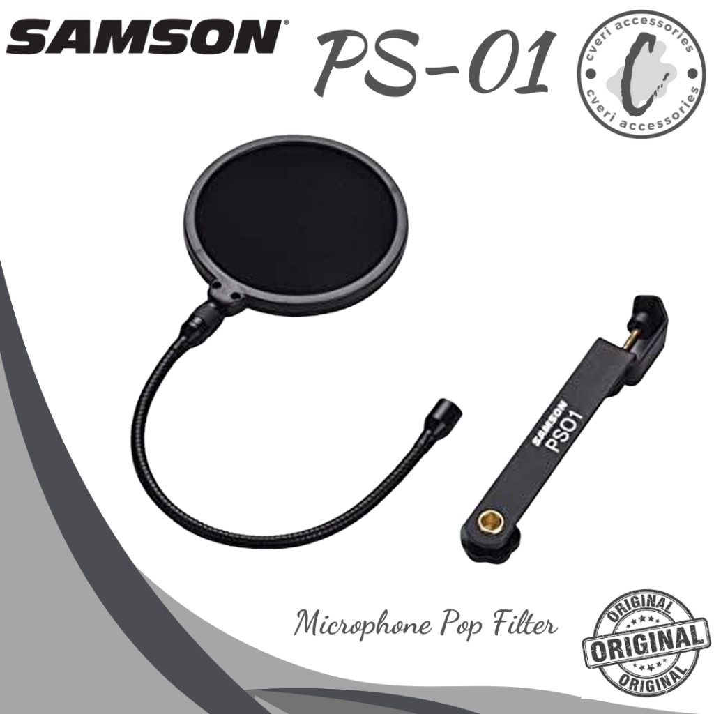 Jual Samson PS01 Microphone Pop Filter Original Samson PS-01 | Shopee ...