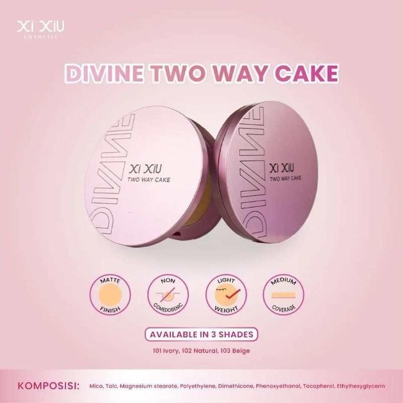Jual XI XIU DIVANE TWO WAY CAKE | 10 Gr | Shopee Indonesia