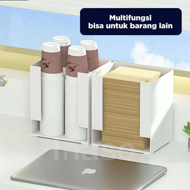 Jual Inaso Storage Box Serbaguna Rak Susun Mie Instan Rak Display ...