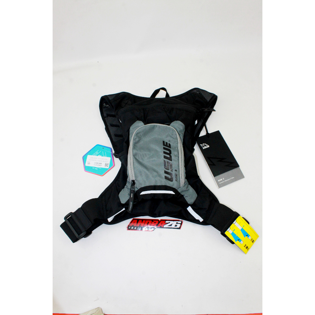 Zaino Idratante USWE Raw - 3L, Sistema No-Bounce, Per Enduro E Motocross, Con Vescica 2L