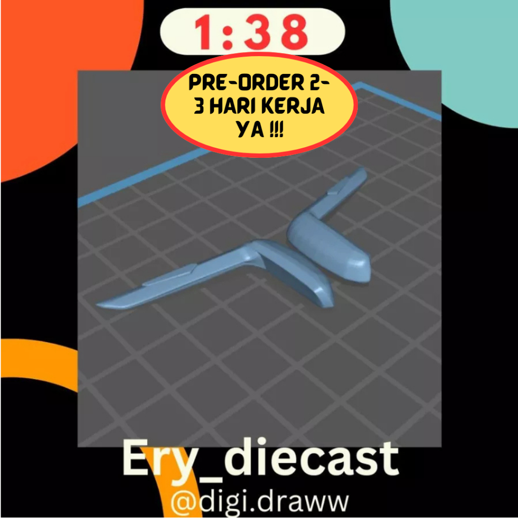 Jual SPION jetbus 5 / JB5 miniatur bus resin skala 1:38 (RKC) bahan ...