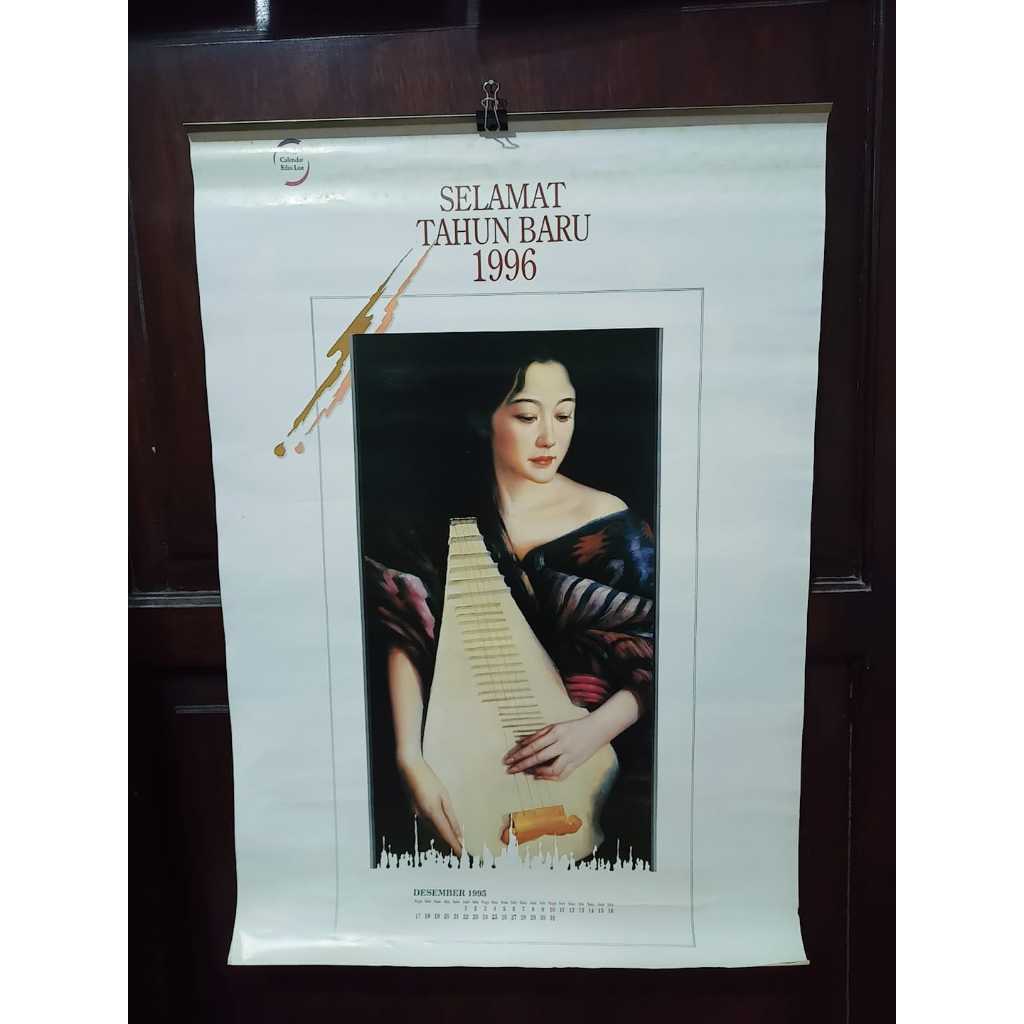 Jual Koleksi Langka Jadul Lawas Kalender Tahun 1998 Pakaian Tradisional